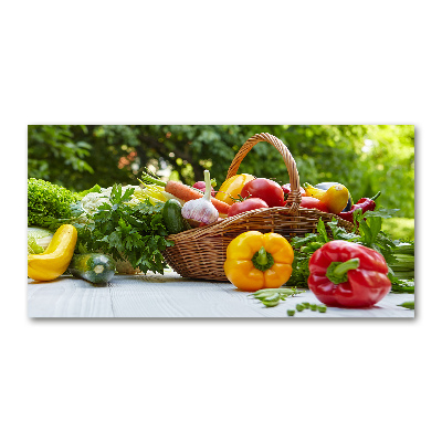 Foto obraz szkło akryl Kosz warzyw