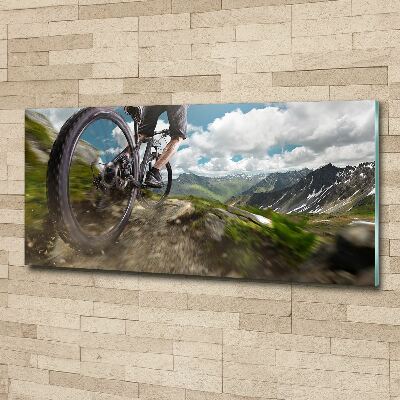 Foto in plexiglas Mountainbiken