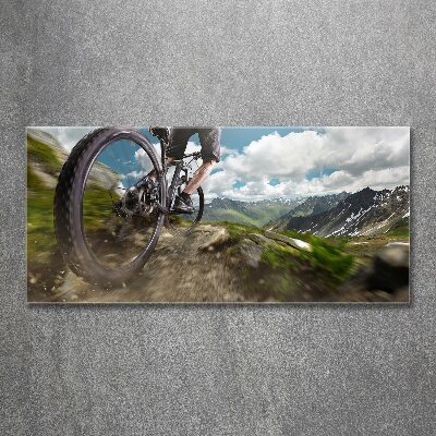 Foto in plexiglas Mountainbiken