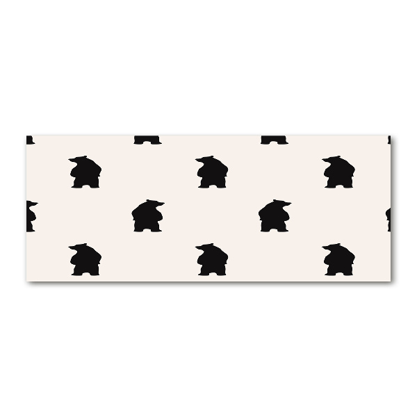 Plexiglas schilderij Beren