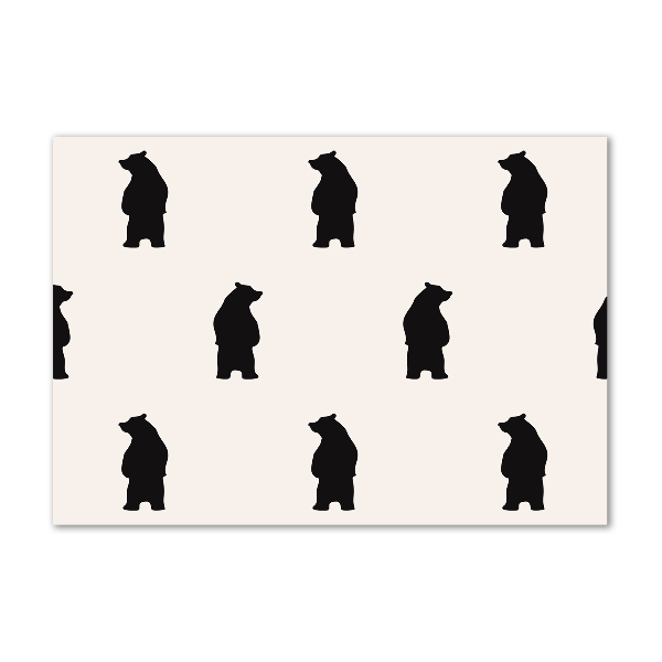 Plexiglas schilderij Beren