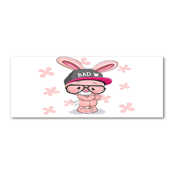 Plexiglas foto Konijn in een hoed