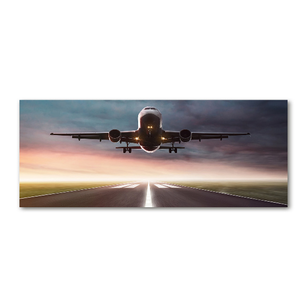 Obraz zdjęcie akryl Startujący samolot
