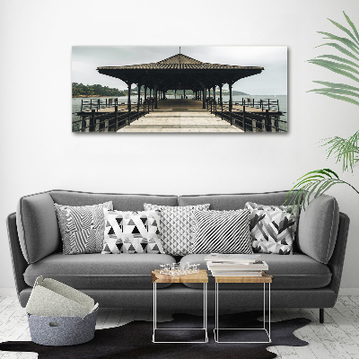 Foto obraz szkło akryl Molo w Hongkongu