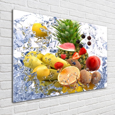 Foto in plexiglas Fruit en water
