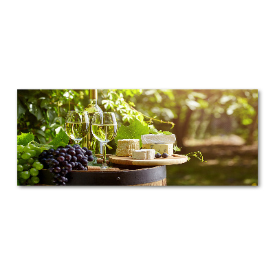 Plexiglas foto Wijn en hapjes