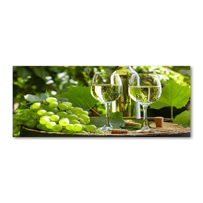 Foto plexiglas Witte wijn en fruit