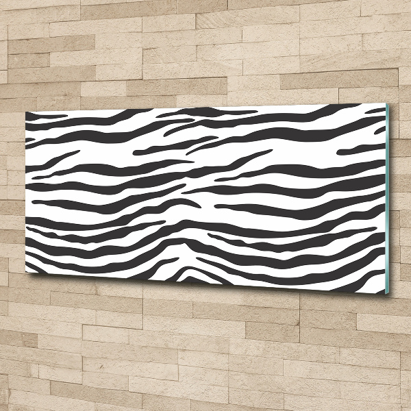Plexiglas foto Zebra-achtergrond