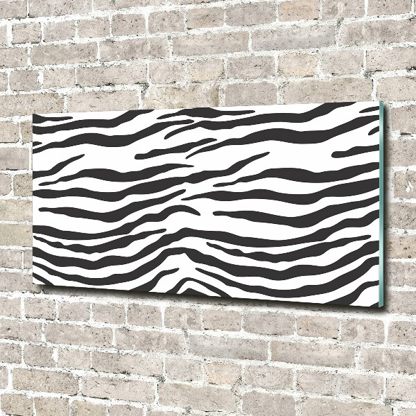 Plexiglas foto Zebra-achtergrond
