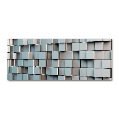 Foto plexiglas Muur van kubussen