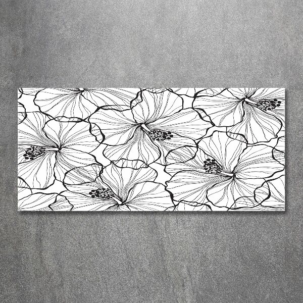 Obraz zdjęcie szkło akryl Hawajskie kwiaty