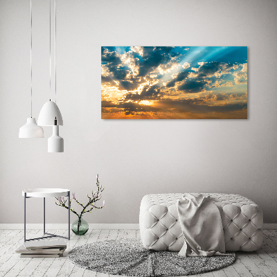Schilderij op acrylglas Zonsondergang