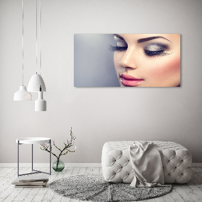 Schilderij op acrylglas Perfecte make-up