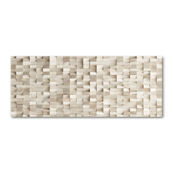 Foto in plexiglas Houten kubussen