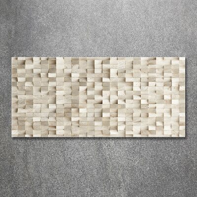 Foto in plexiglas Houten kubussen