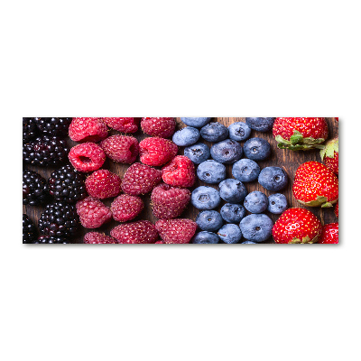 Foto obraz szkło akryl Owoce leśne