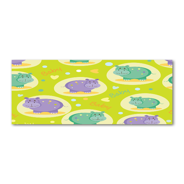 Foto plexiglas Nijlpaarden