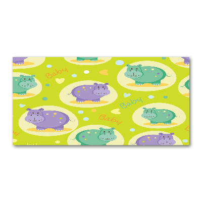 Foto plexiglas Nijlpaarden