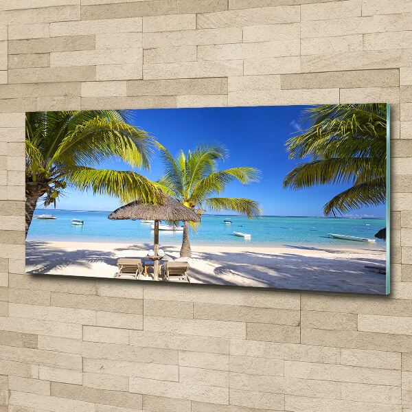 Plexiglas foto Mauritius Strand