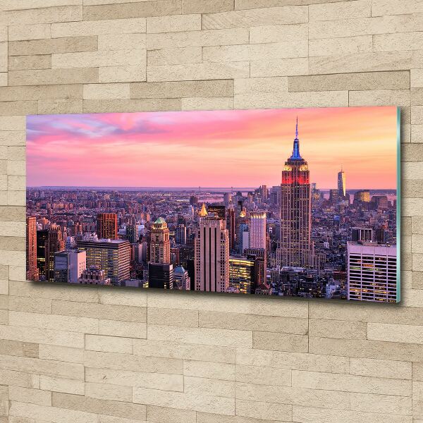 Schilderij op acrylglas New York West