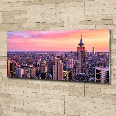 Schilderij op acrylglas New York West