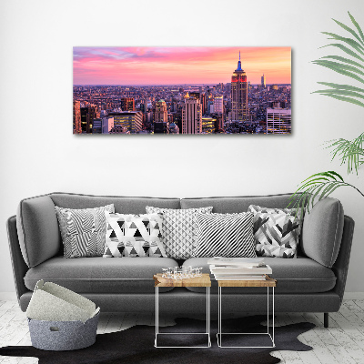 Schilderij op acrylglas New York West