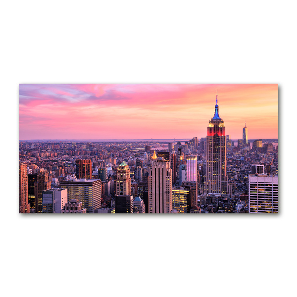 Schilderij op acrylglas New York West