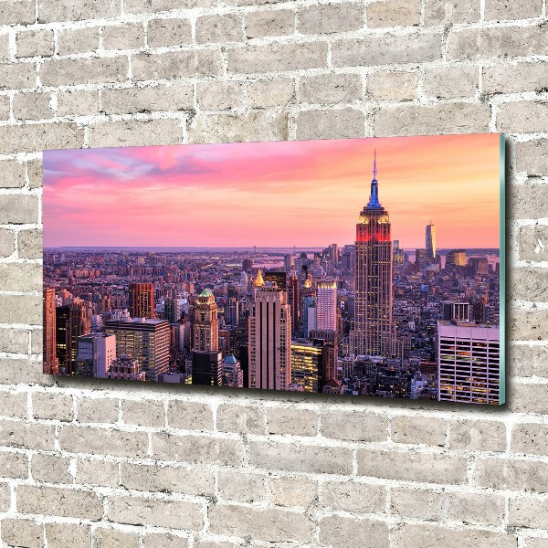 Schilderij op acrylglas New York West