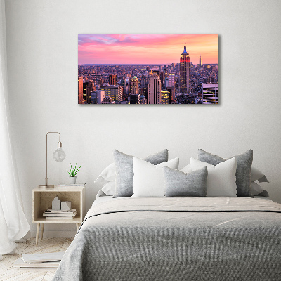 Schilderij op acrylglas New York West