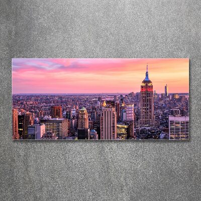 Schilderij op acrylglas New York West