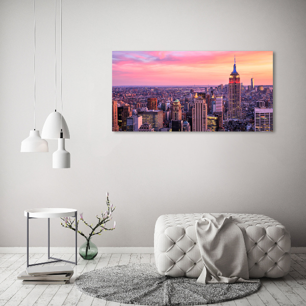 Schilderij op acrylglas New York West
