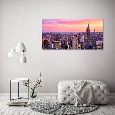 Schilderij op acrylglas New York West
