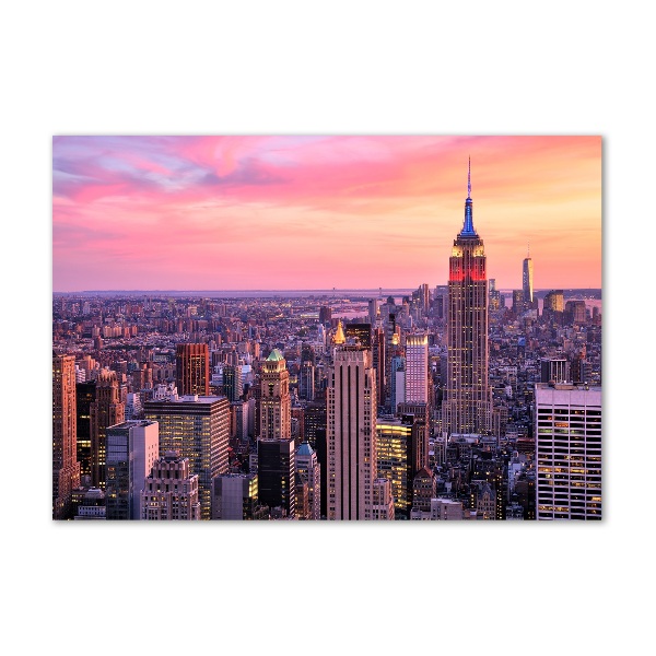 Schilderij op acrylglas New York West