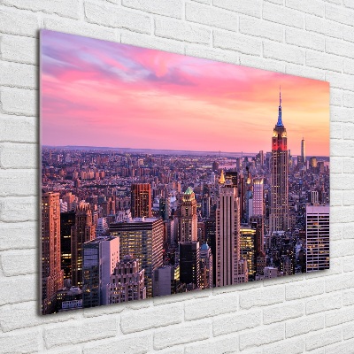 Schilderij op acrylglas New York West