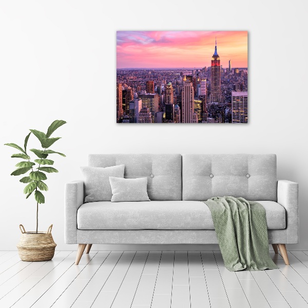 Schilderij op acrylglas New York West