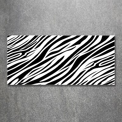 Foto in plexiglas Zebra-achtergrond