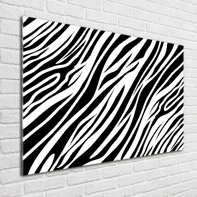 Foto in plexiglas Zebra-achtergrond