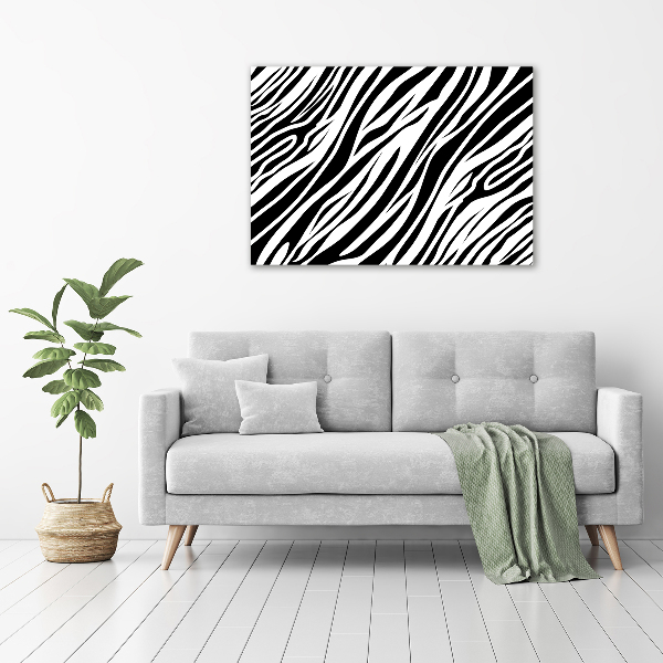 Foto in plexiglas Zebra-achtergrond