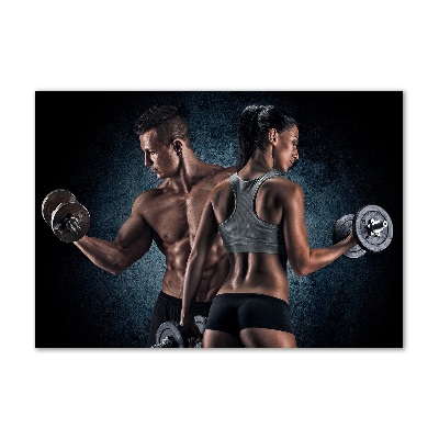 Foto obraz szkło akryl Budowa mięśni