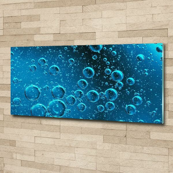 Plexiglas schilderij Bellen onder water