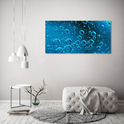 Plexiglas schilderij Bellen onder water