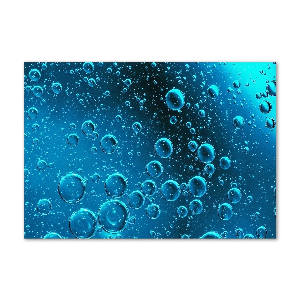 Plexiglas schilderij Bellen onder water