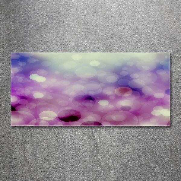 Foto plexiglas Paarse wielen