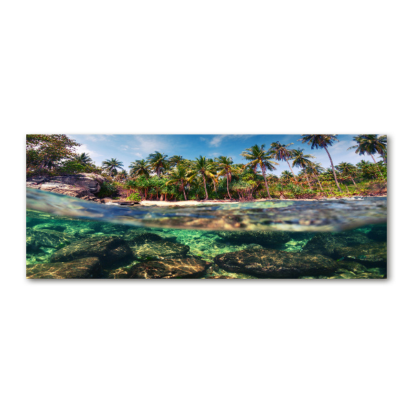 Schilderij op acrylglas Tropisch strand
