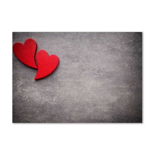 Foto op plexiglas Rode harten