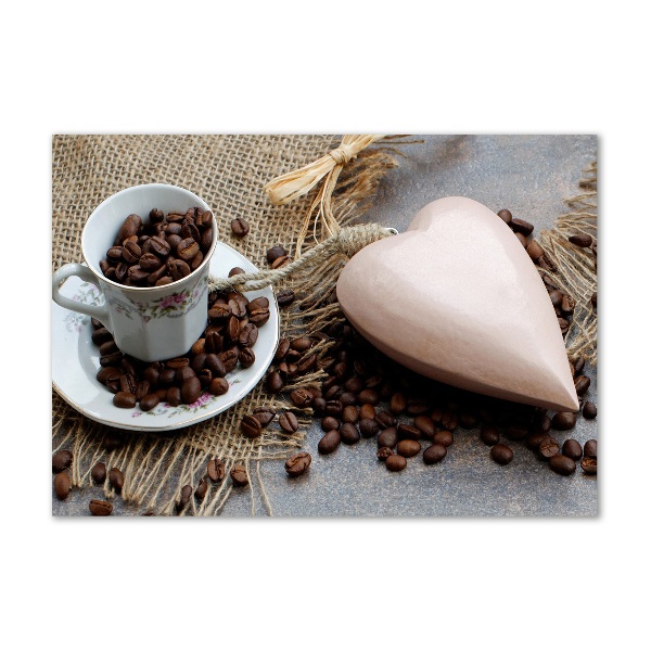 Schilderij op acrylglas Koffie met melk
