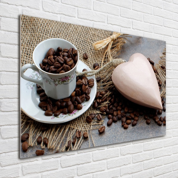 Schilderij op acrylglas Koffie met melk