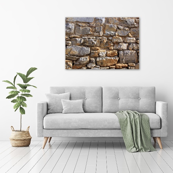 Schilderij op acrylglas Stenen muur