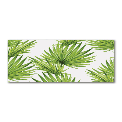 Foto obraz szkło akryl Tropikalne liście