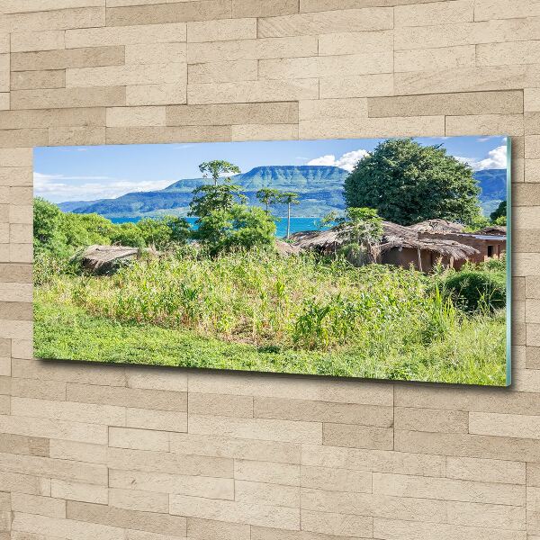 Schilderij op acrylglas Malawimeer